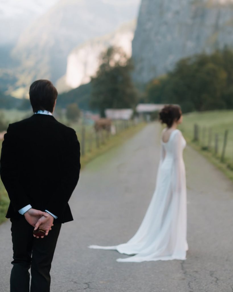 10 Potret El Rumi Lamar Syifa Hadju di Lembah Paling Indah Dunia, Lauterbrunnen Swiss image by IG: elelrumi