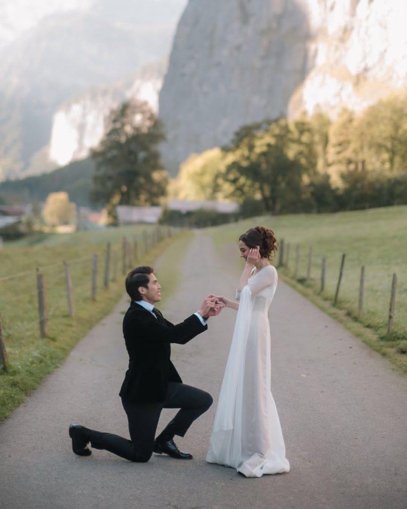10 Potret El Rumi Lamar Syifa Hadju di Lembah Paling Indah Dunia, Lauterbrunnen Swiss image by IG: elelrumi