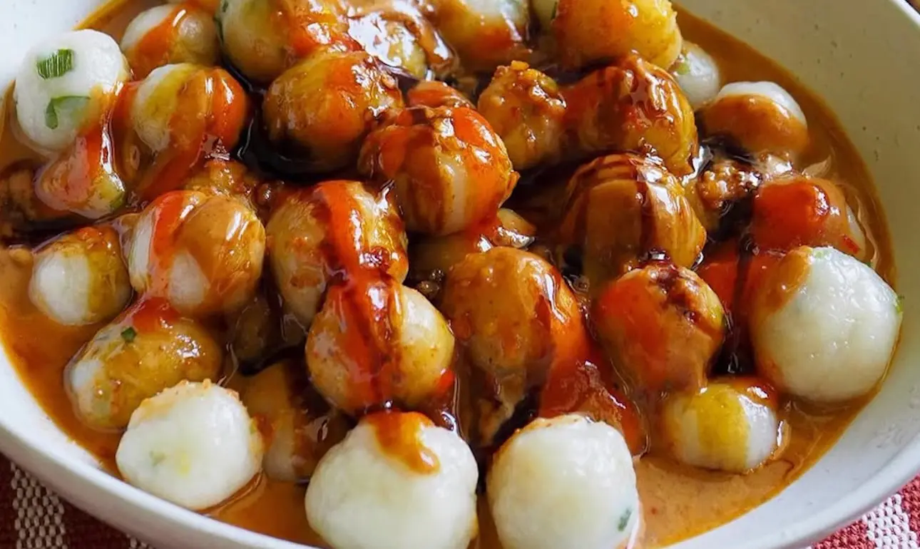 Resep Cilok Bumbu Kacang Rumahan, Seperti Abang Abang