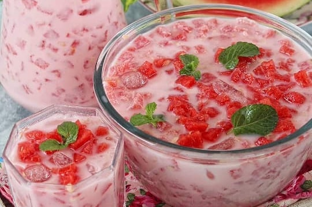Resep Es Semangka Susu