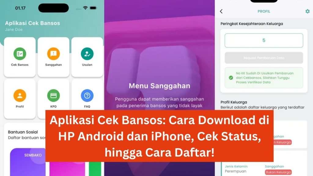 Aplikasi Cek Bansos: Cara Download di HP Android dan iPhone, Cek Status, hingga Cara Daftar! 1 Aplikasi Cek Bansos: Cara Download di HP Android dan iPhone, Cek Status, hingga Cara Daftar!