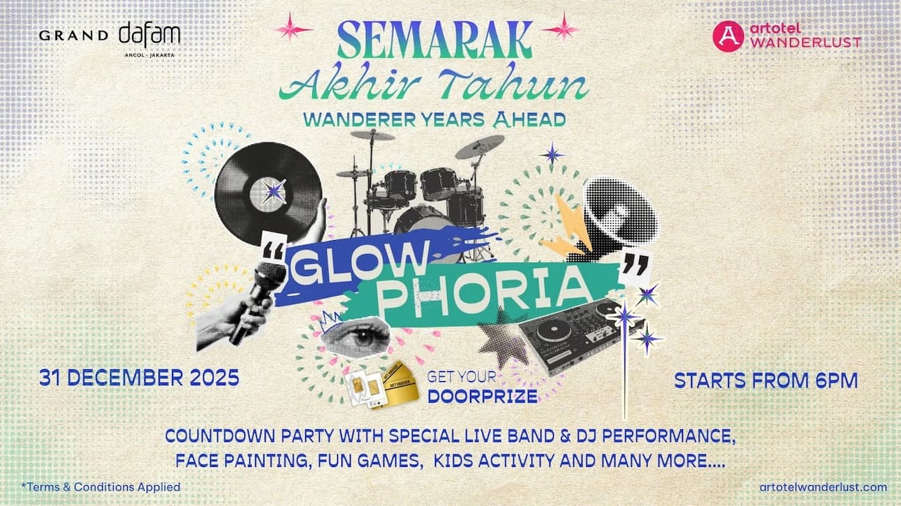 Rayakan Tahun Baru 2026 di Grand Dafam Ancol, Intip Paket Menginap & Countdown Party-nya