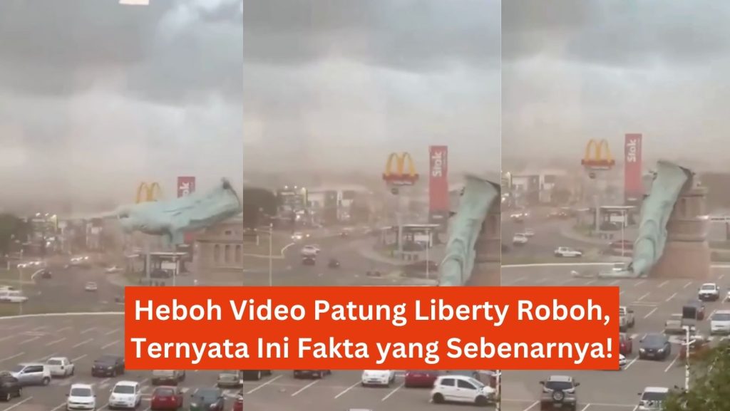 Heboh Video Patung Liberty Roboh, Ternyata Ini Fakta yang Sebenarnya!