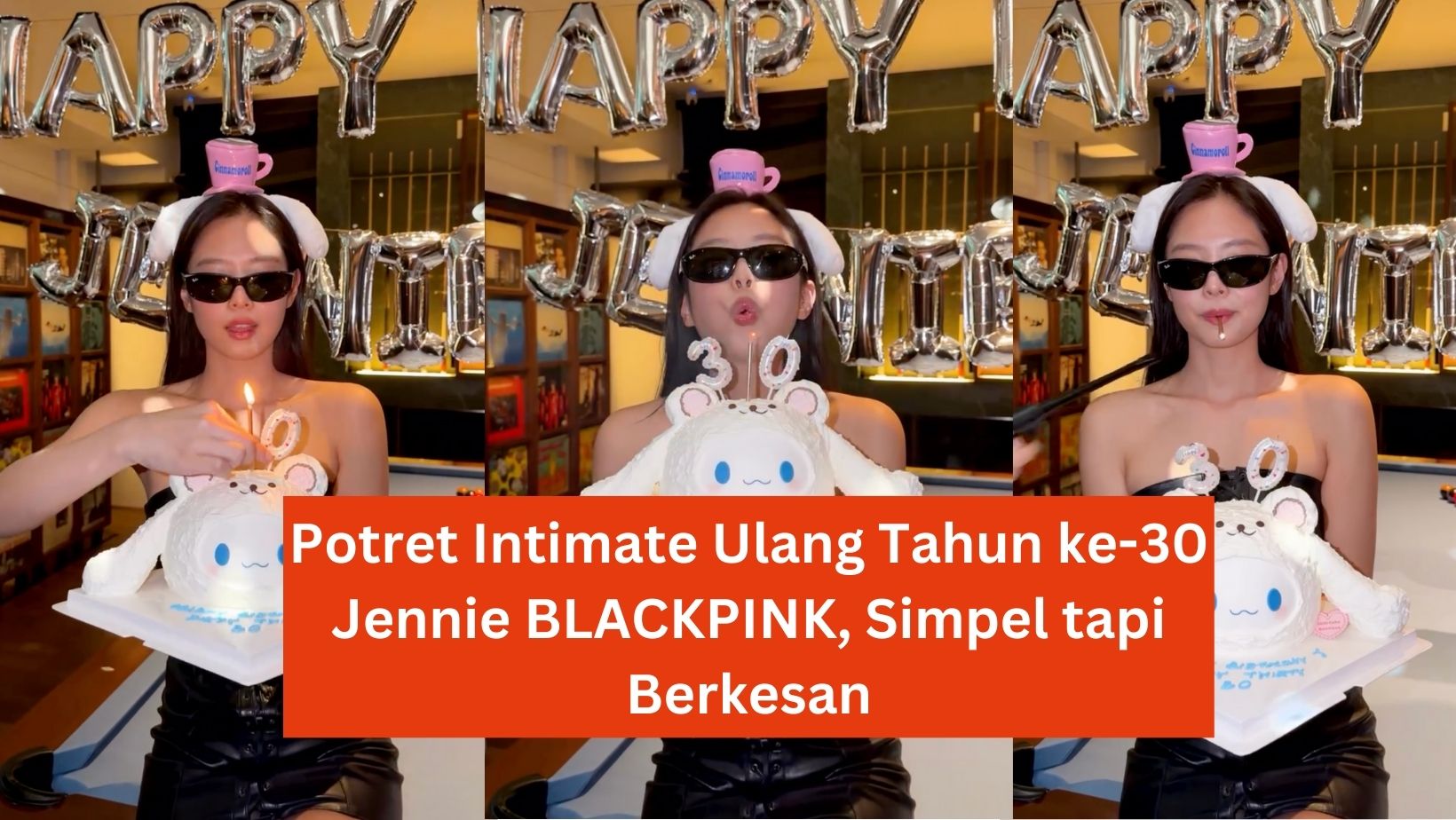 Potret Intimate Ulang Tahun ke-30 Jennie BLACKPINK, Simpel tapi Berkesan