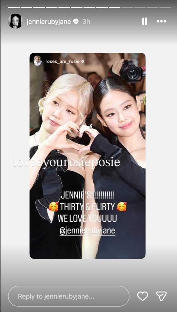 Potret Intimate Ulang Tahun ke-30 Jennie BLACKPINK, Simpel tapi Berkesan