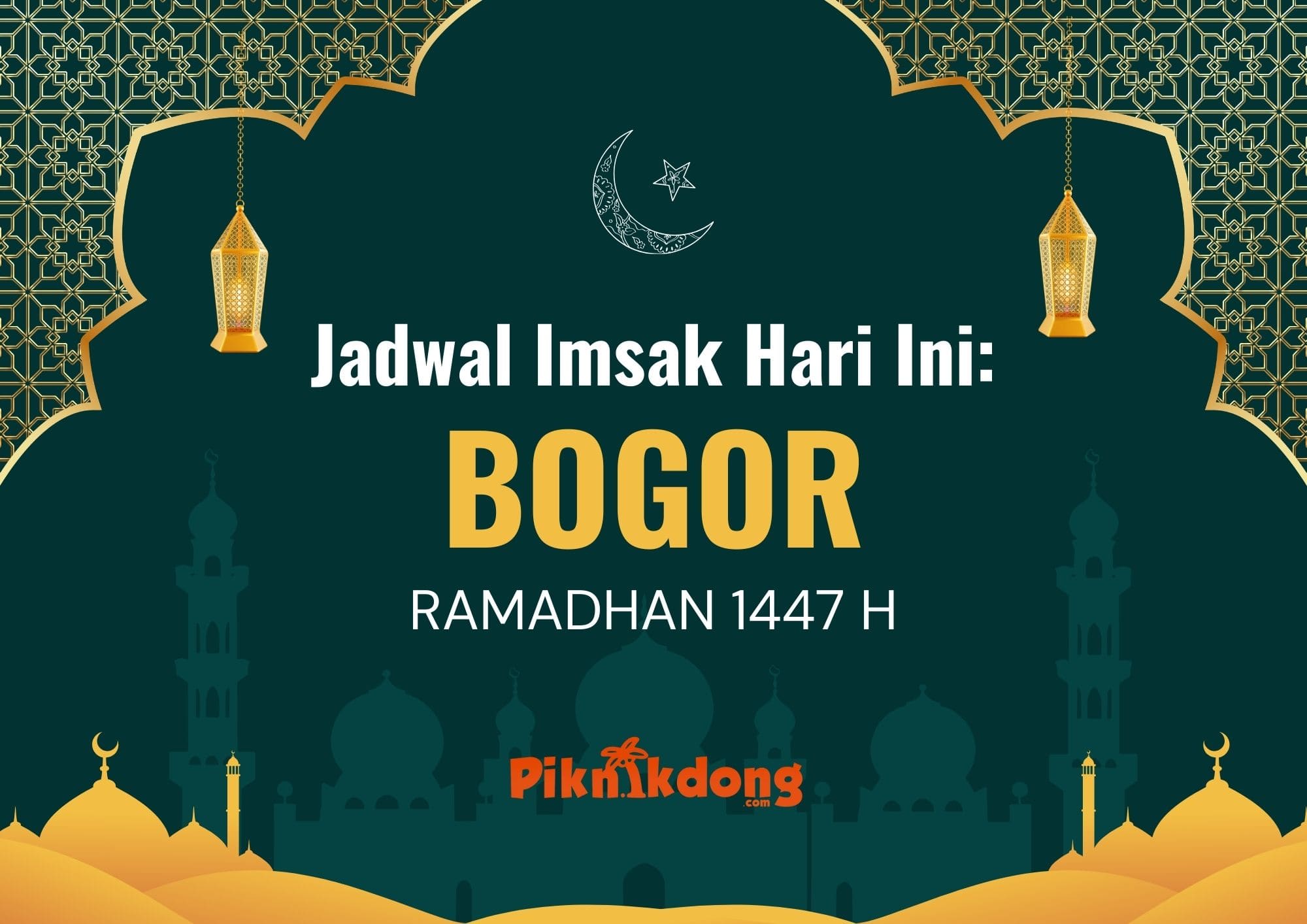 Ini Jadwal Imsak Bogor Hari Ini, 25 Februari 2026, Subuh 04.42, Magrib 18.21 WIB