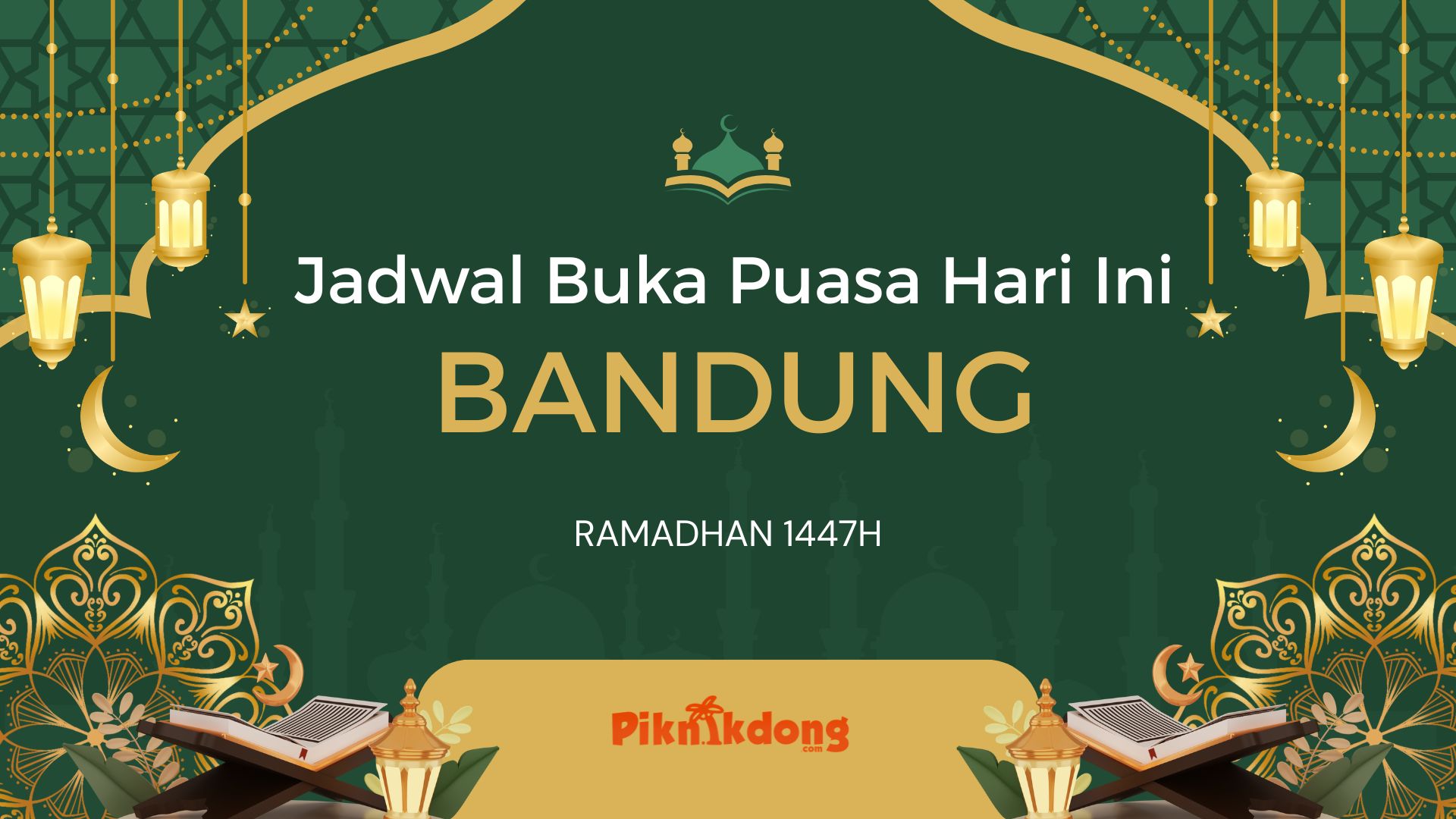 Jadwal Buka Puasa Bandung Hari Ini Jumat, 20 Februari 2026
