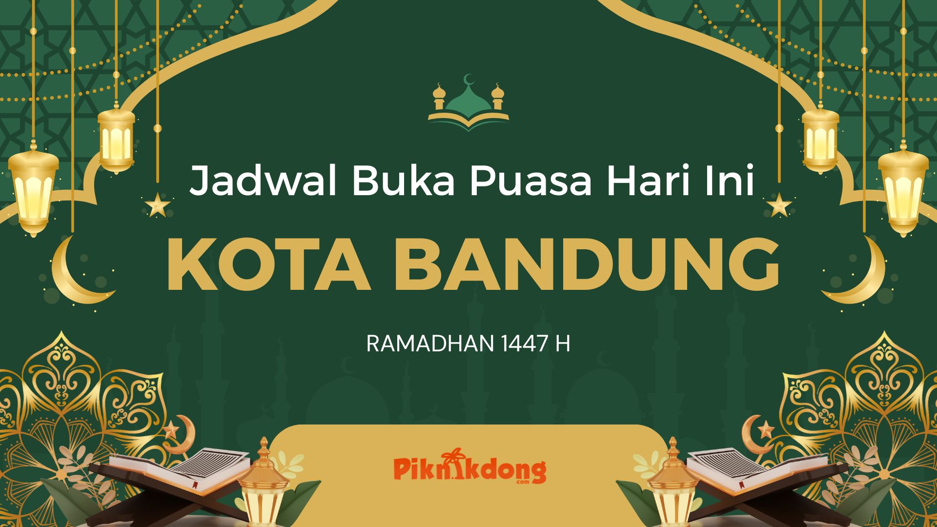 Jadwal Buka Puasa Kota Bandung Hari Ini, Sabtu, 21 Februari 2026