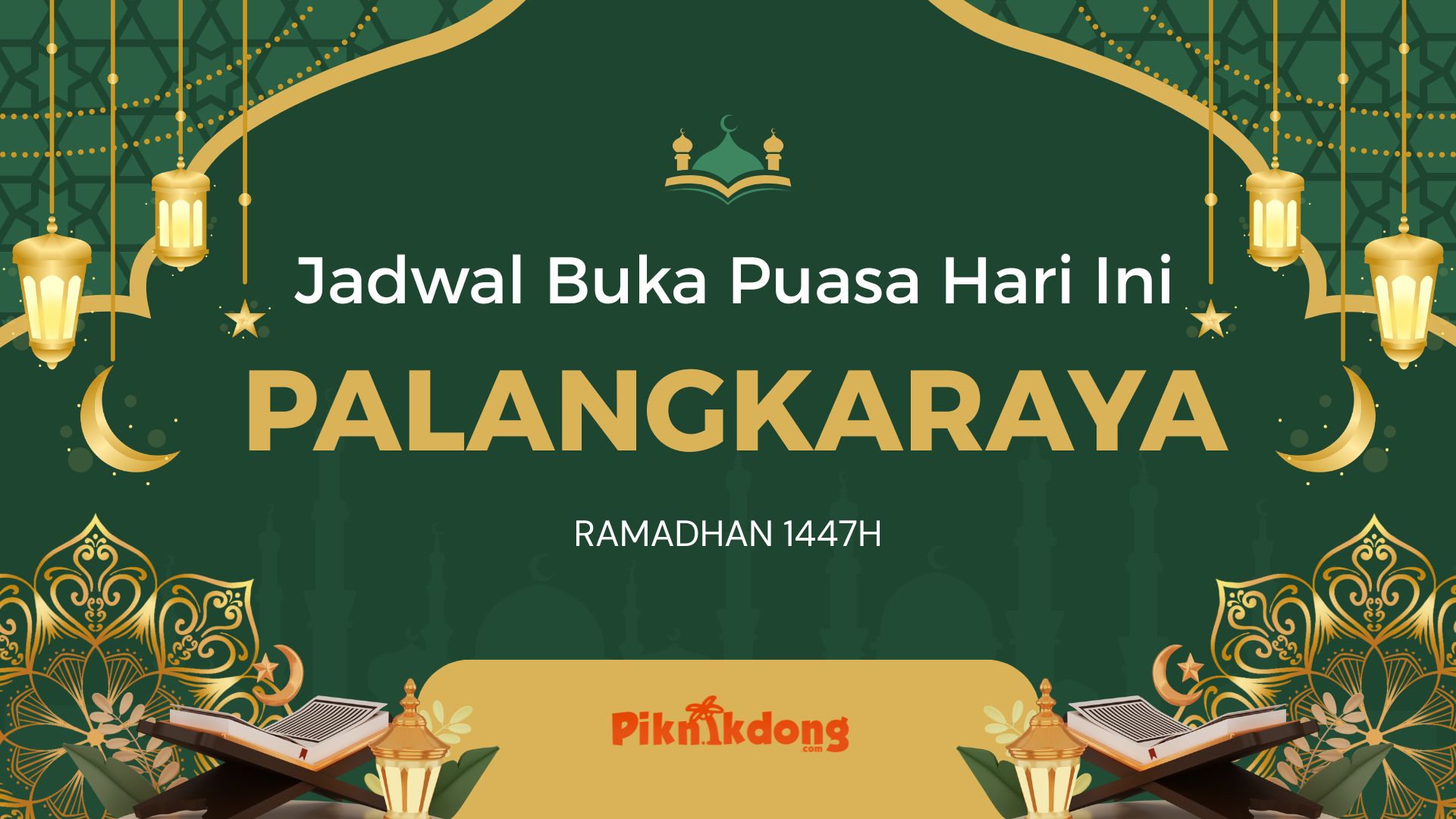 Jadwal Buka Puasa Palangkaraya Hari Ini, Jumat 20 Februari 2026, Simak yuk!