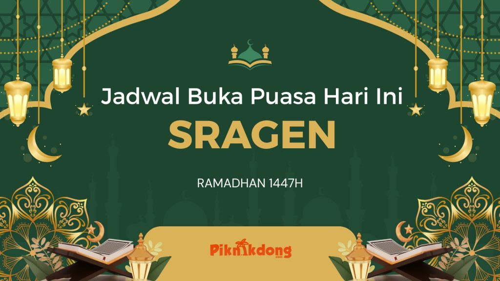 Jadwal Buka Puasa Sragen Hari Ini, Jumat 20 Februari 2026