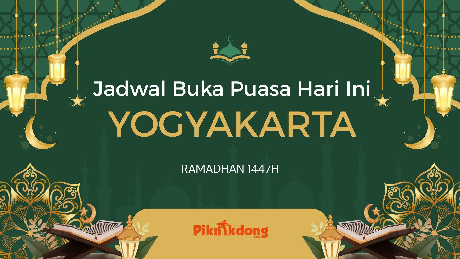 Jadwal Buka Puasa Yogyakarta Hari Ini Jumat, 20 Februari 2026 Lengkap Setiap Kabupaten!