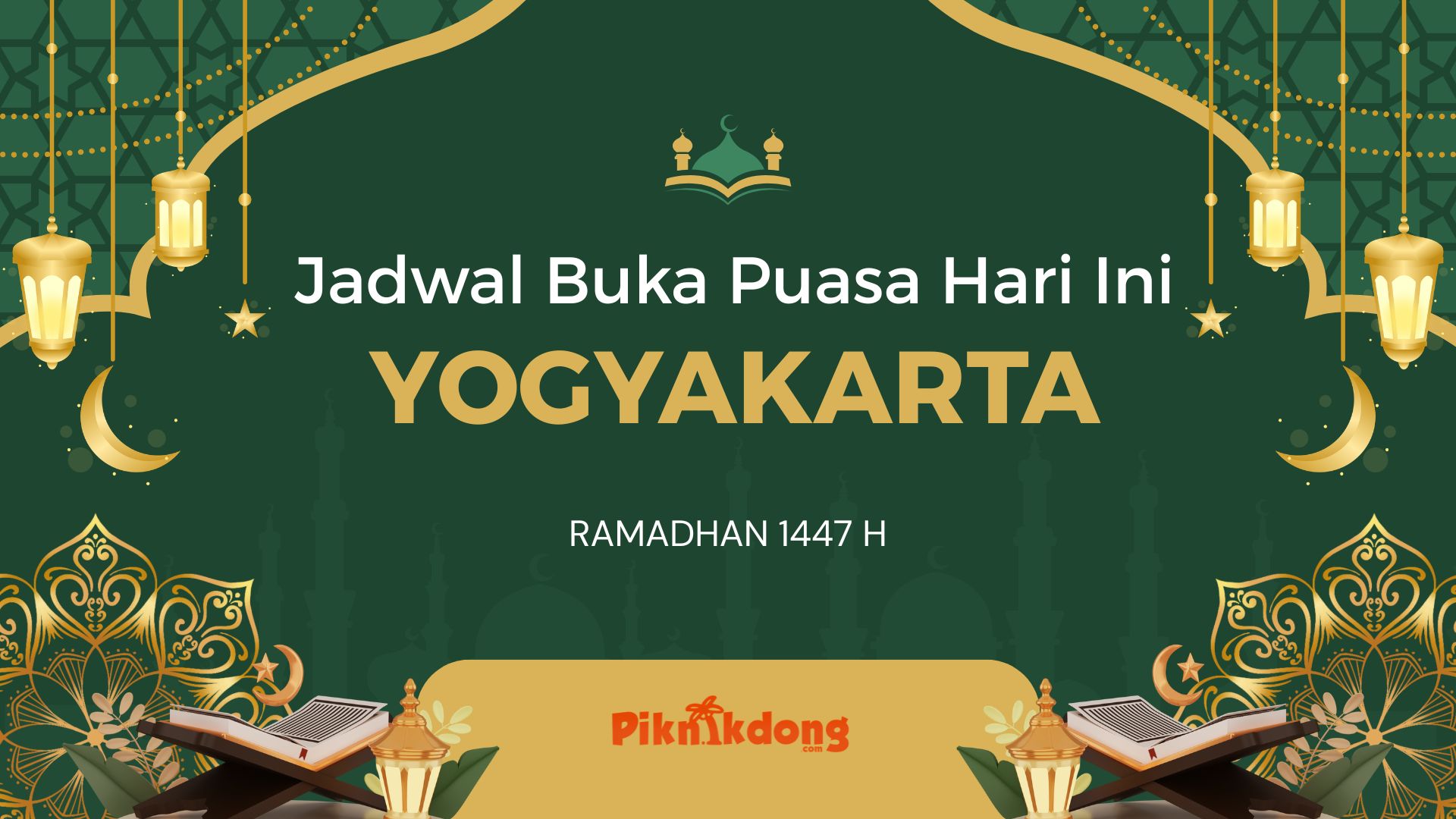 Jadwal Buka Puasa Yogyakarta Hari Ini, Sabtu 21 Februari 2026