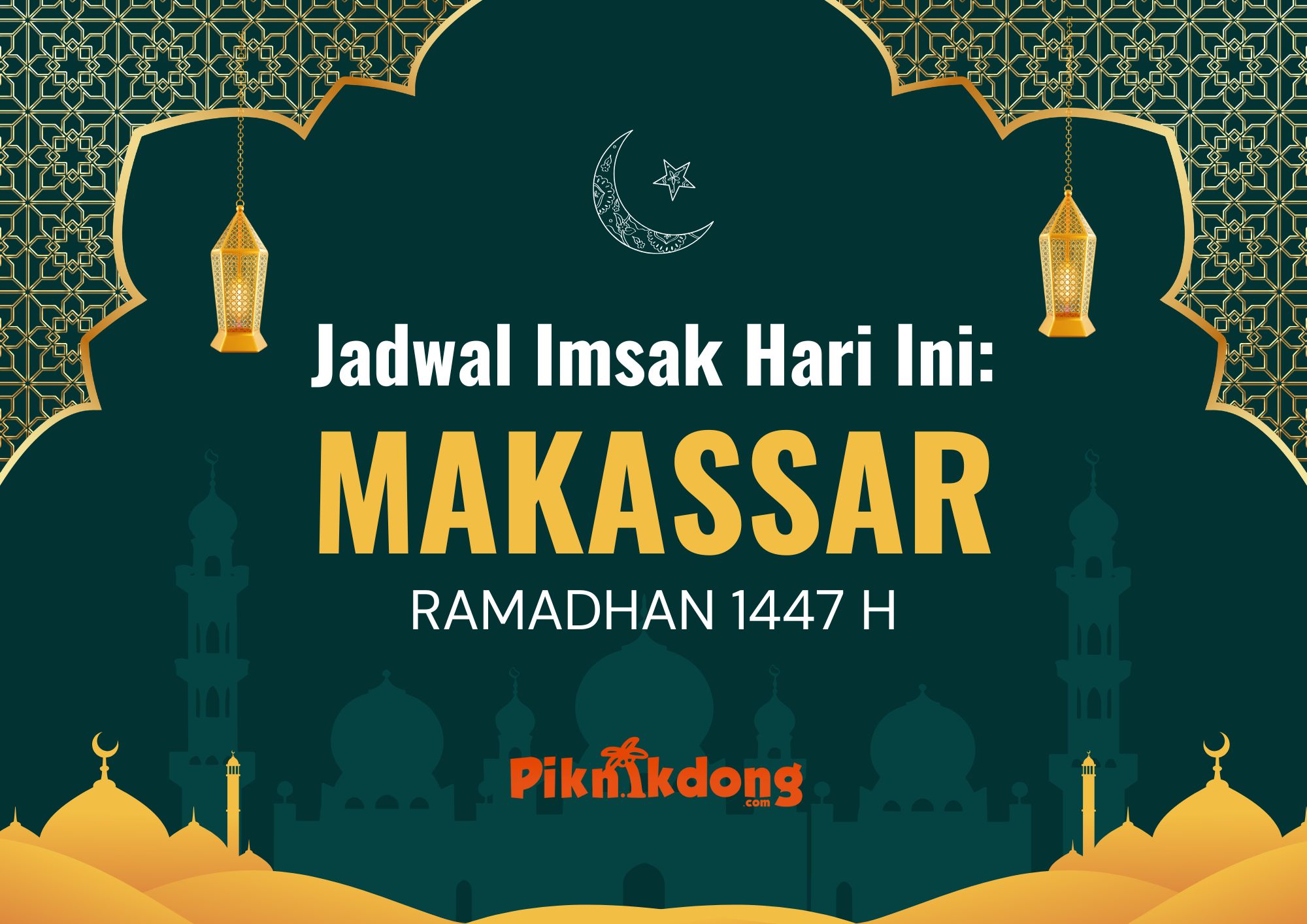 Jadwal Imsak Makassar 23 Februari 2026: Waktu Sahur, Subuh, hingga Buka Puasa 5 Ramadan 1447 H