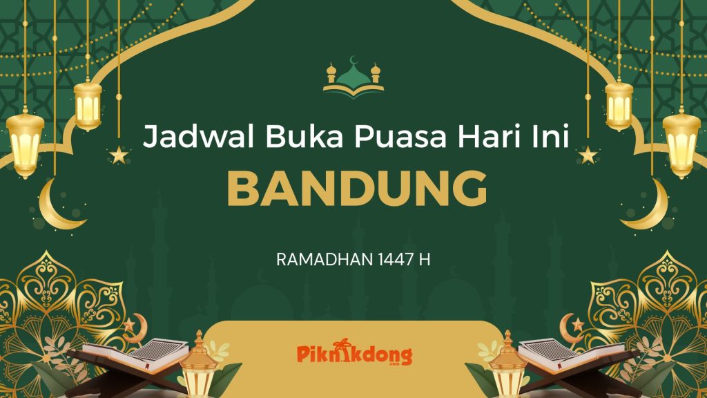 Jadwal Sholat dan Buka Puasa Bandung Hari Ini, 26 Februari 2026