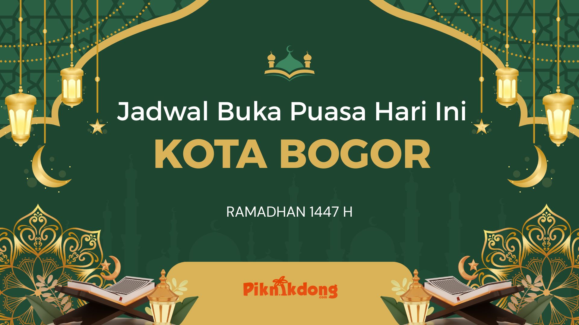 Jadwal Buka Puasa Hari Ini Kota Bogor Hari Ini, 2 Maret 2026