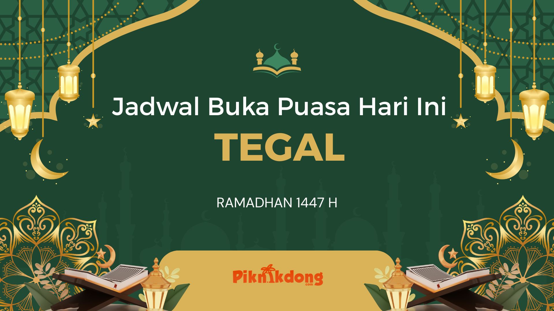 Jadwal Buka Puasa Hari Ini Tegal, Senin 2 Maret 2026
