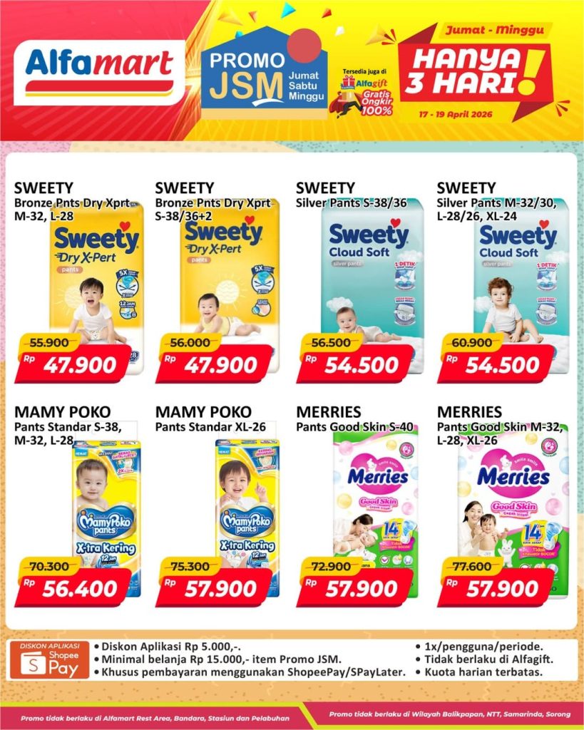 Katalog Promo JSM Alfamart Terbaru Hari Ini, 17-19 April 2026, Cara Simpel Berburu Diskon Tanpa Ribet