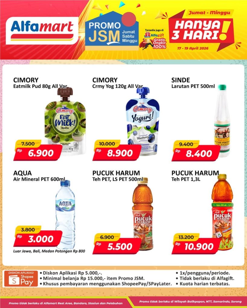 Katalog Promo JSM Alfamart Terbaru Hari Ini, 17-19 April 2026, Cara Simpel Berburu Diskon Tanpa Ribet