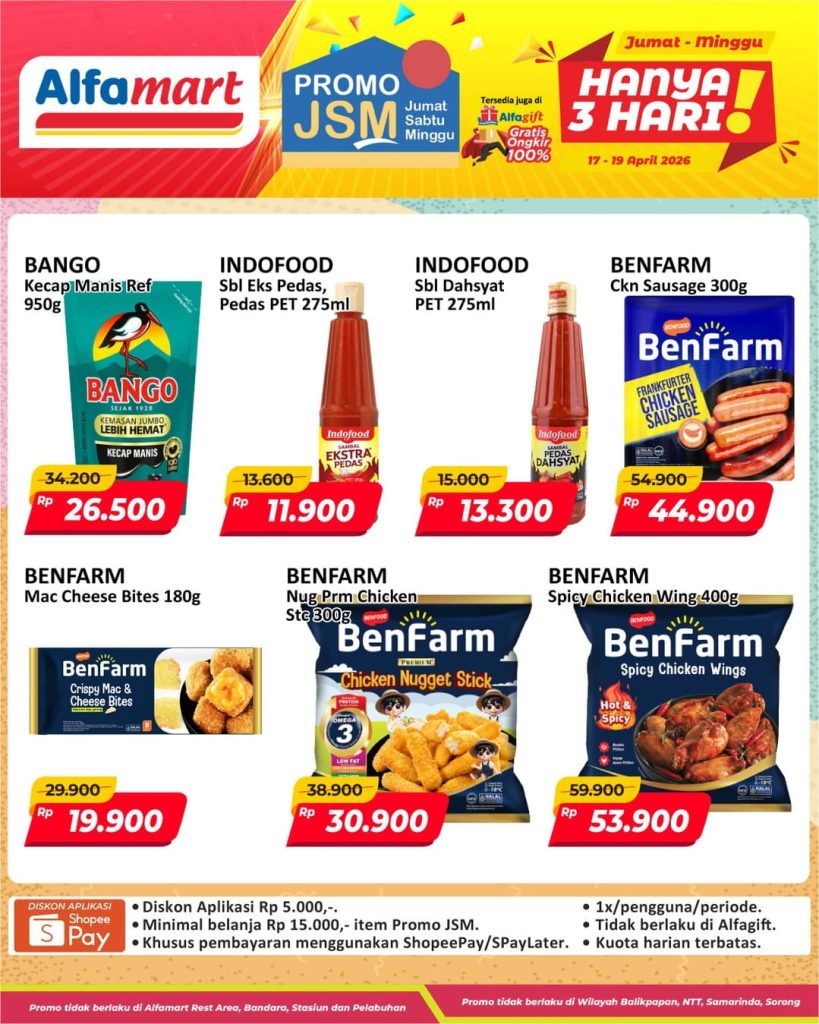 Katalog Promo JSM Alfamart Terbaru Hari Ini, 17-19 April 2026, Cara Simpel Berburu Diskon Tanpa Ribet