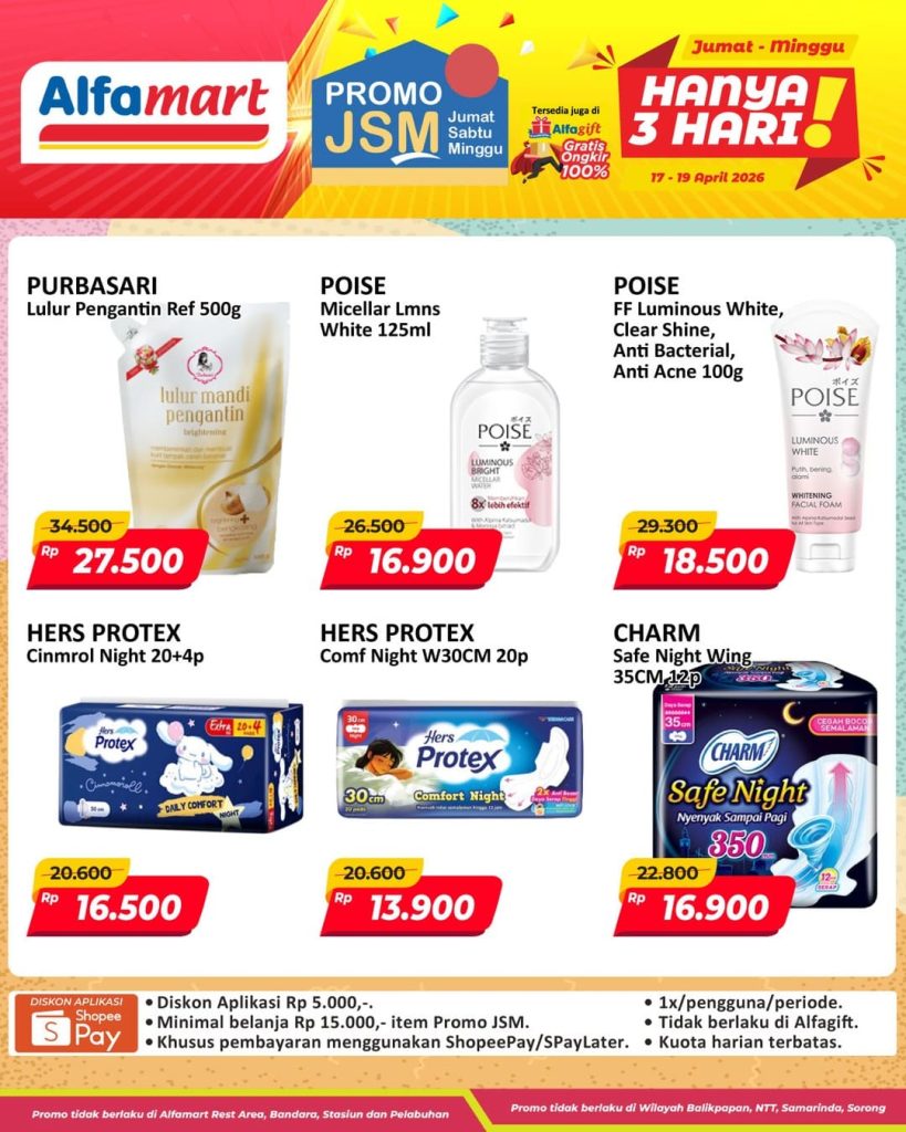 Katalog Promo JSM Alfamart Terbaru Hari Ini, 17-19 April 2026, Cara Simpel Berburu Diskon Tanpa Ribet