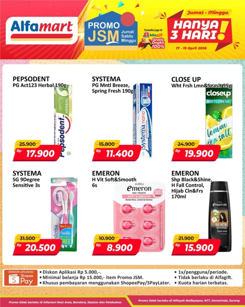 Katalog Promo JSM Alfamart Terbaru Hari Ini, 17-19 April 2026, Cara Simpel Berburu Diskon Tanpa Ribet