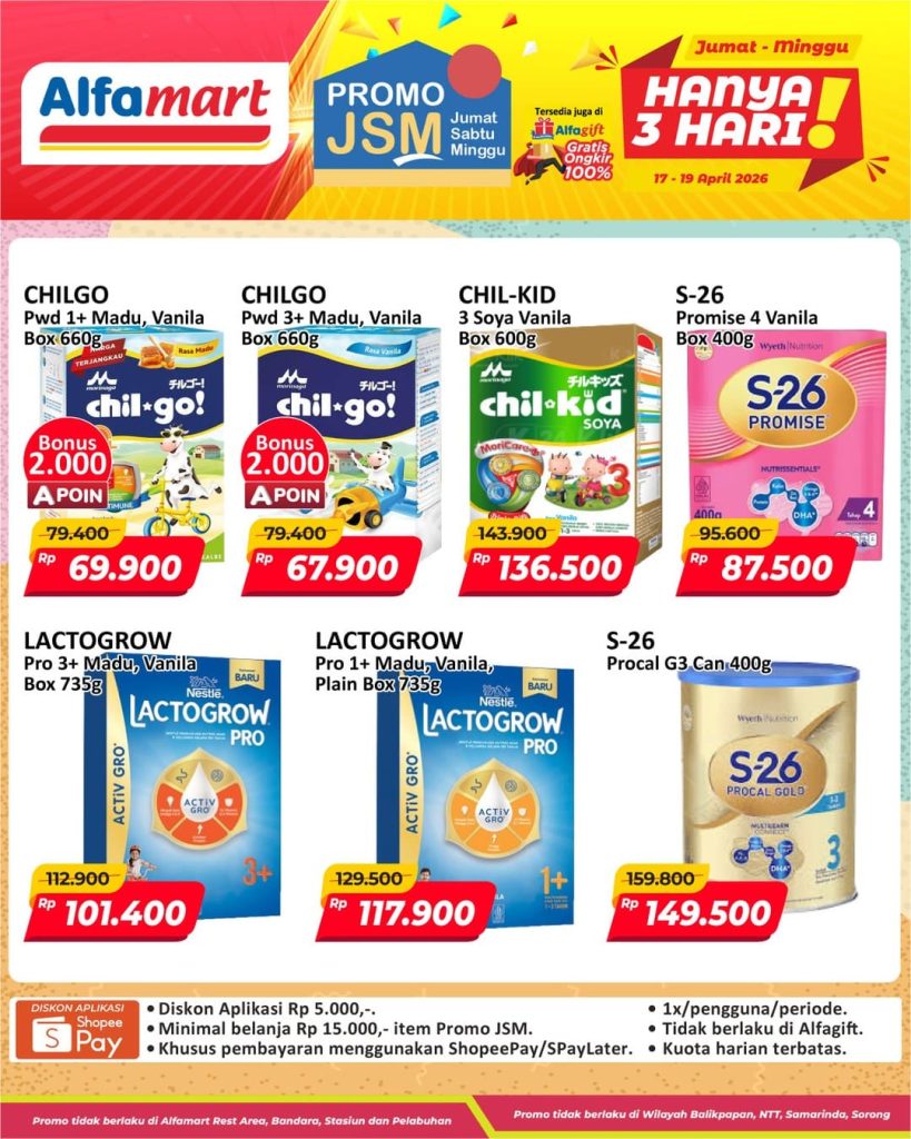 Katalog Promo JSM Alfamart Terbaru Hari Ini, 17-19 April 2026, Cara Simpel Berburu Diskon Tanpa Ribet