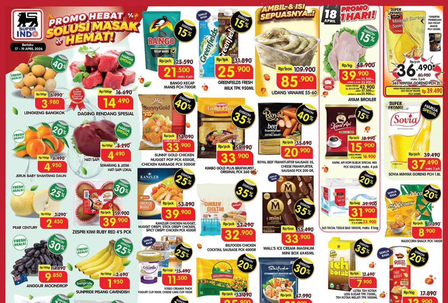 Katalog Promo JSM Superindo Terbaru Hari Ini, 17-19 April 2026