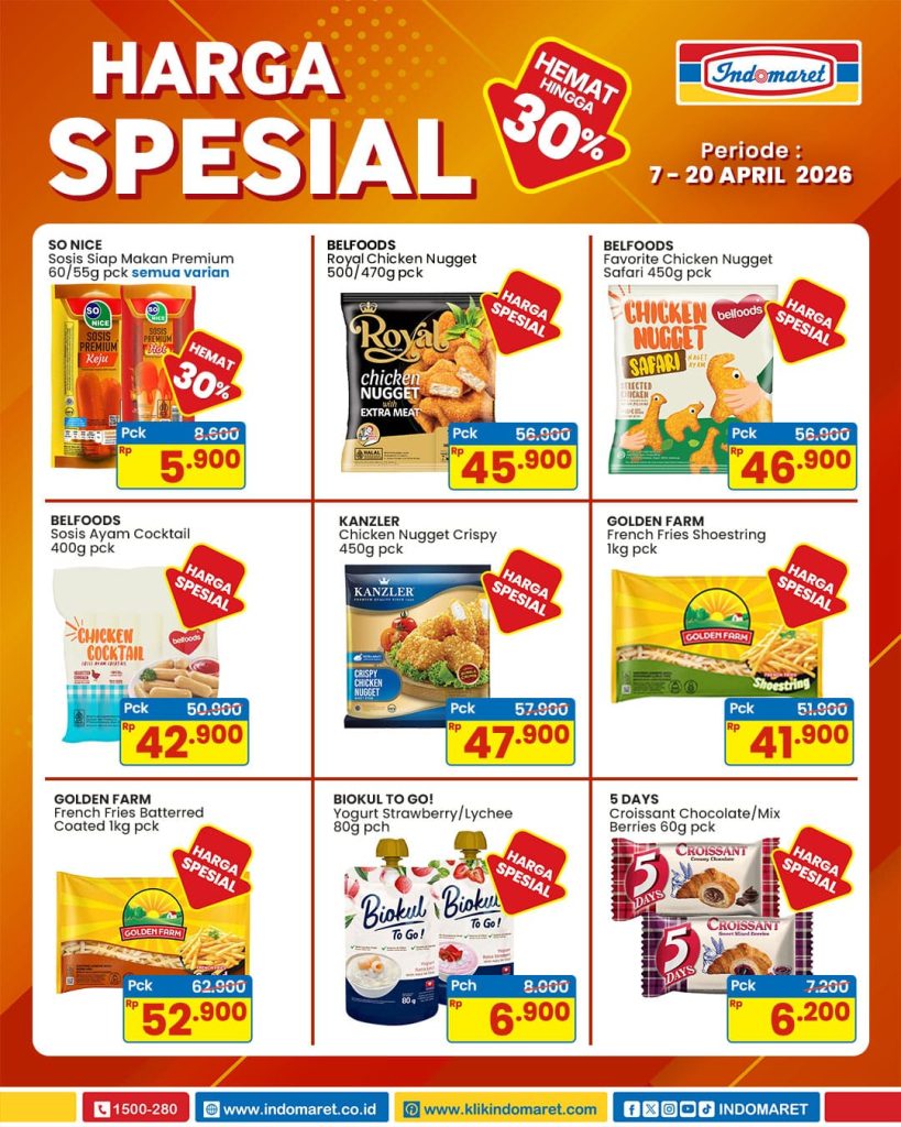 Promo JSM Indomaret Hari Ini, 17-22 April 2026