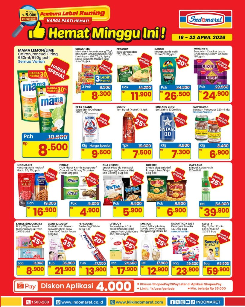 Promo JSM Indomaret Hari Ini, 17-22 April 2026