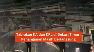 Tabrakan KA dan KRL di Bekasi Timur, Penanganan Masih Berlangsung