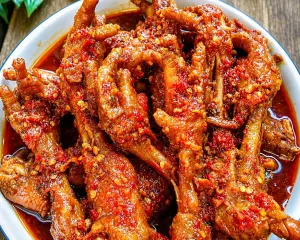 Resep Ceker Mercon Pedas Manis