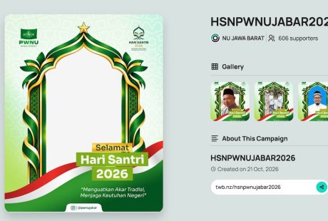 Link Twibbon Hari Santri 2026 Resmi PWNU Jabar, Gratis untuk Dibagikan