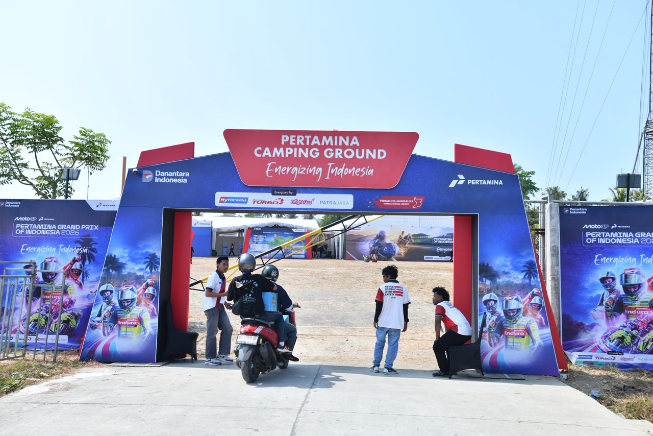 Pertamina Buka Camping Ground di Sirkuit Mandalika, Bisa Tampung 150 Orang Saat MotoGP 2026